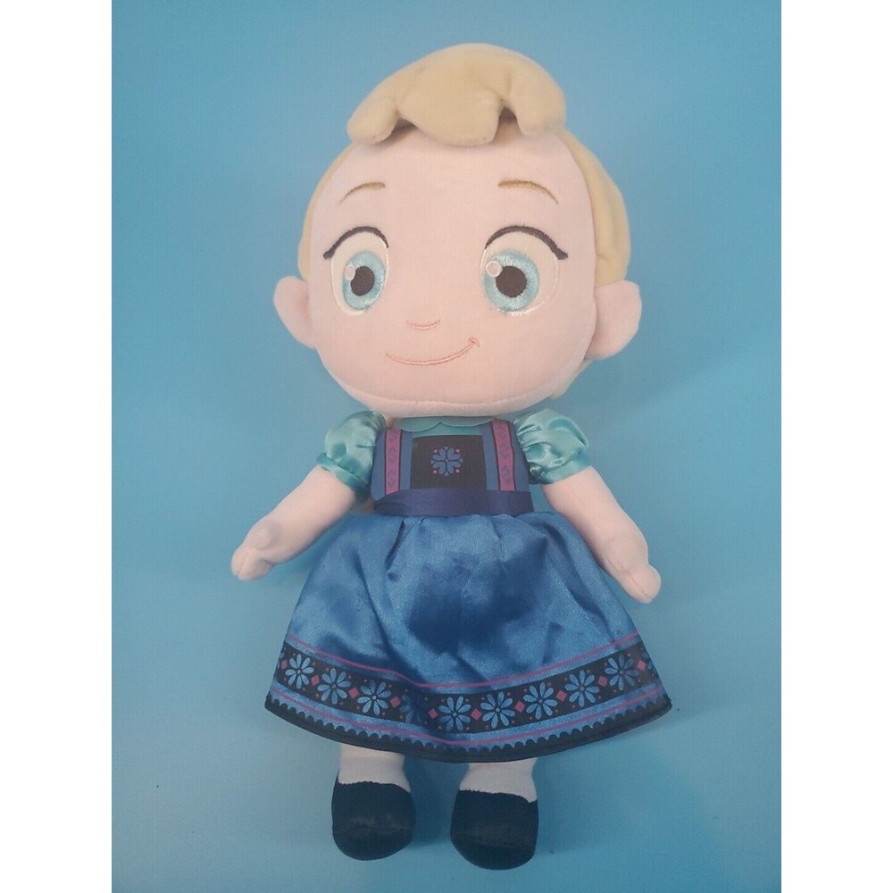 12" Disney Store Plush Toddler Elsa Doll From Frozen